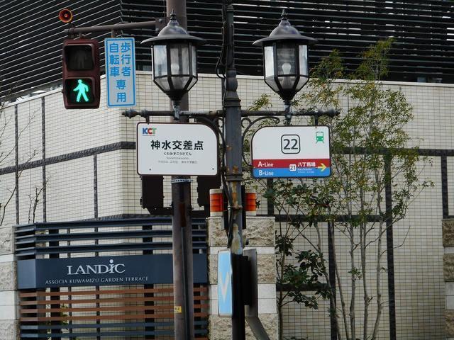 市電神水交差点電停：900m