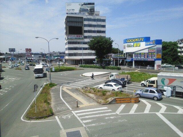 北バイパス入口：650m