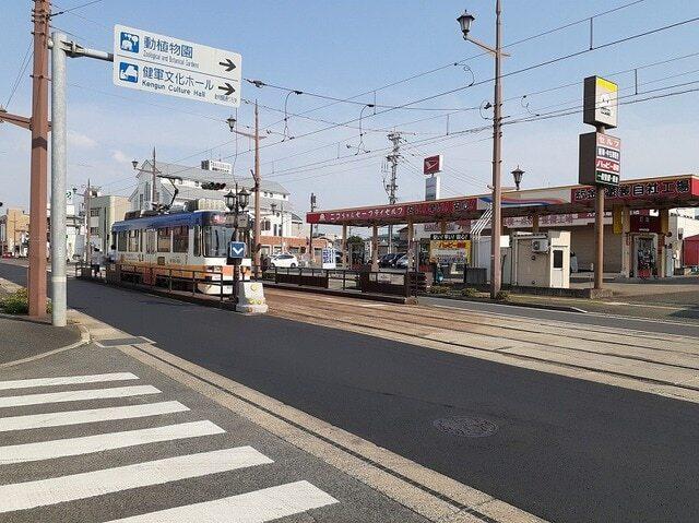市電・健軍交番前電停：880m