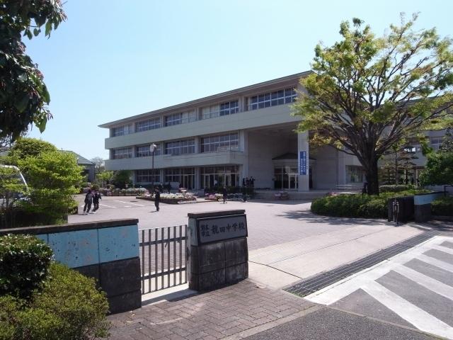 龍田中学校：850m