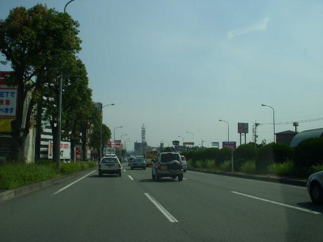 熊本東バイパス：1500m