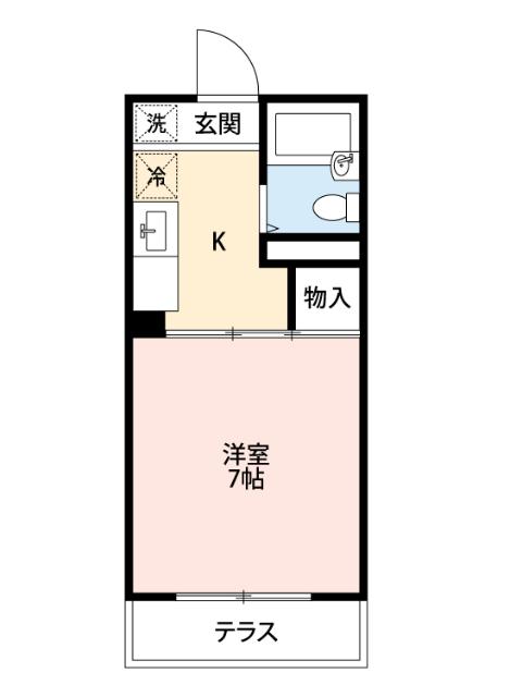 富ケ丘ハイツ 間取り図画像
