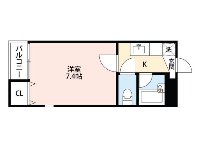 サングラッド黒髪 間取り図画像
