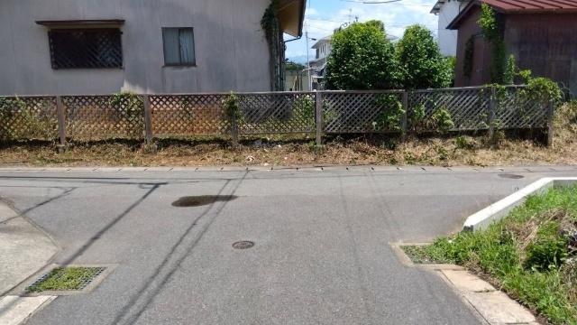 桜木4丁目分譲地（1） 前面道路含む現地写真