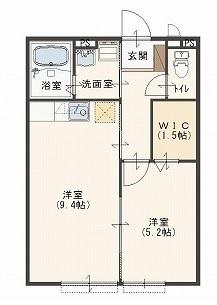 パルコート（202） 間取り図画像