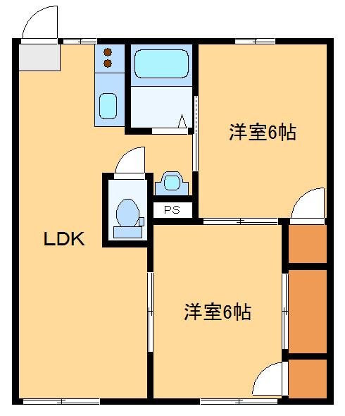 マロンハイツ（A103） 間取り図画像
