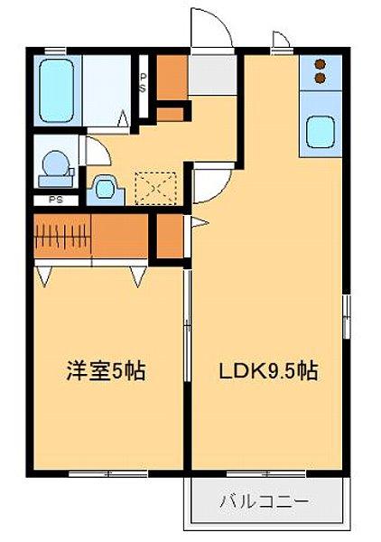 クレストコート（B102） 間取り図画像