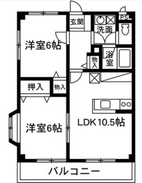 ダイエイハイツ（102） 間取り図画像