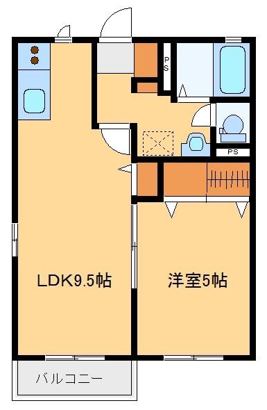ジュネスいのＩ（202） 間取り図画像