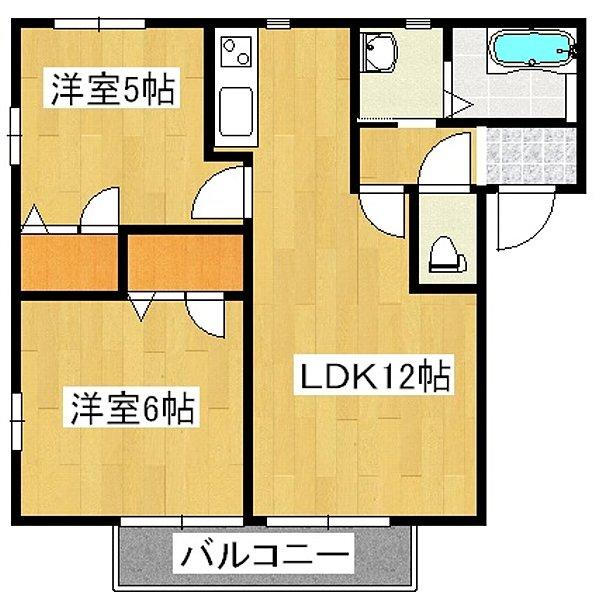 グランシードＡ（101） 間取り図画像