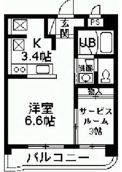 マンションパークハイム（206） 間取り図画像