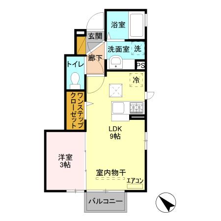 プレシャス　Ａ（101） 間取り図画像