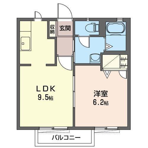 セゾン・フルーレ（A102） 間取り図画像