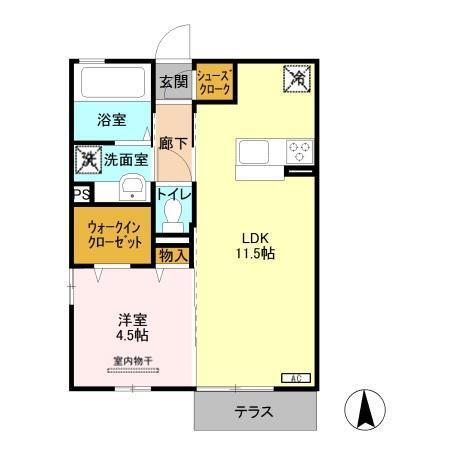 グランコートカルハマ（106） 間取り図画像
