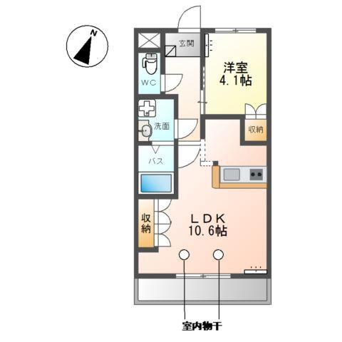 サンセベリア 間取り図画像