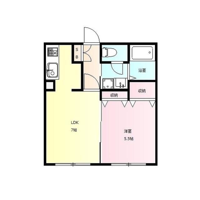 リヴェール・アークⅡ（102） 間取り図画像