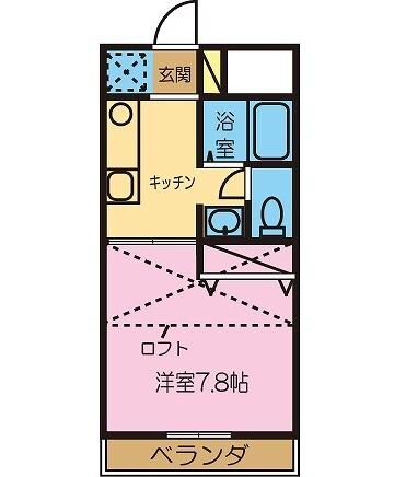 メゾンミヤマ（303） 間取り図画像
