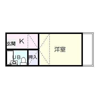 シルクハウス（105） 間取り図画像
