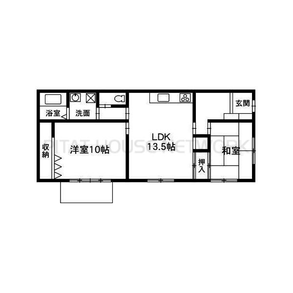 間取りはA号棟になります