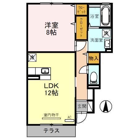 Ｐｒｉｍｏ（102） 間取り図画像