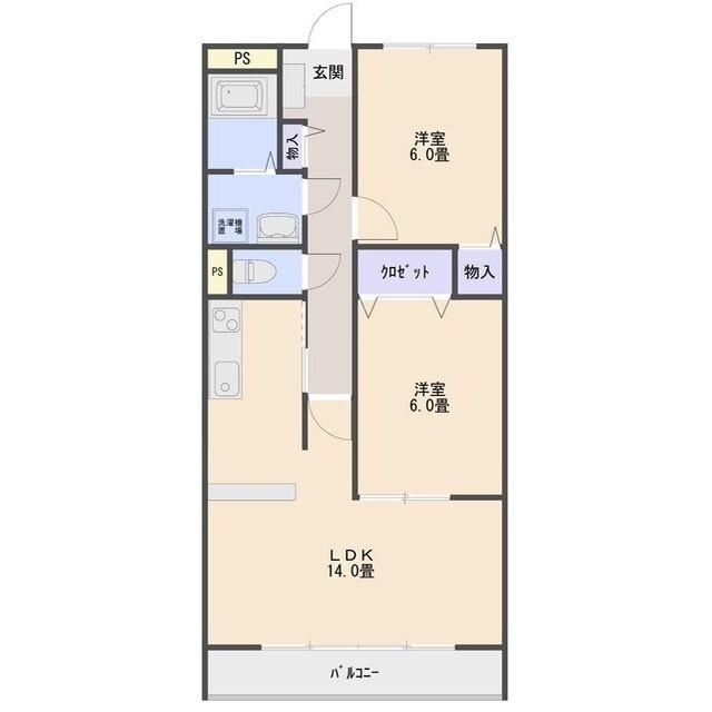 生形マンション（106） 間取り図画像