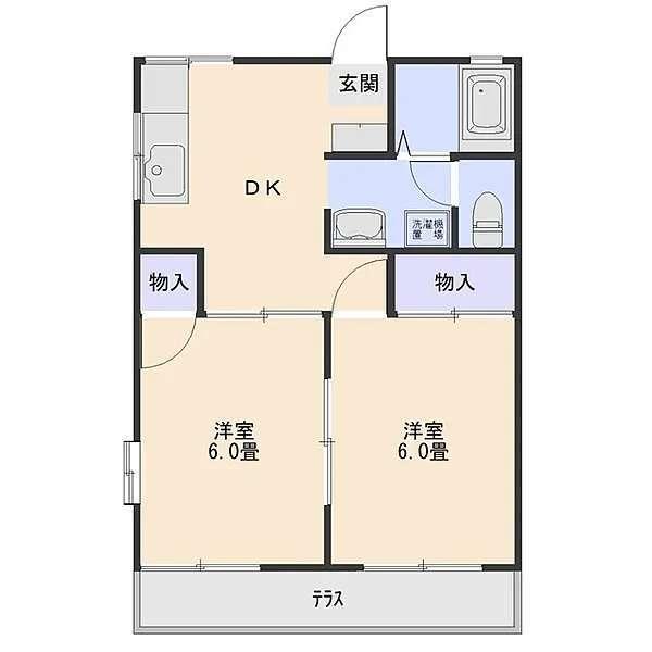アップライゼＡ（102） 間取り図画像