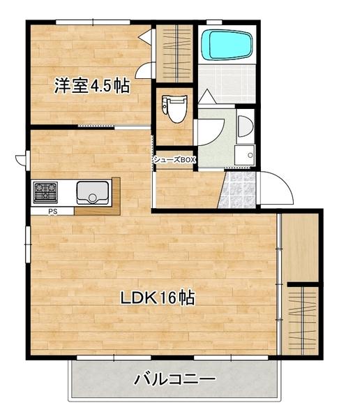 ルミエール（A102） 間取り図画像