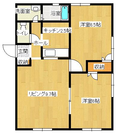 ソフィアＢ（101） 間取り図画像