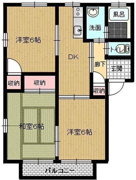 グランヴェルジュ（A203） 間取り図画像