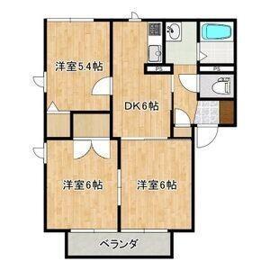 グランシャリオＢ（202） 間取り図画像