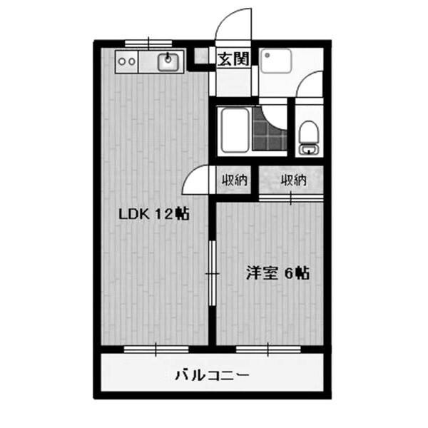 エディフィスみとみ（205） 間取り図画像