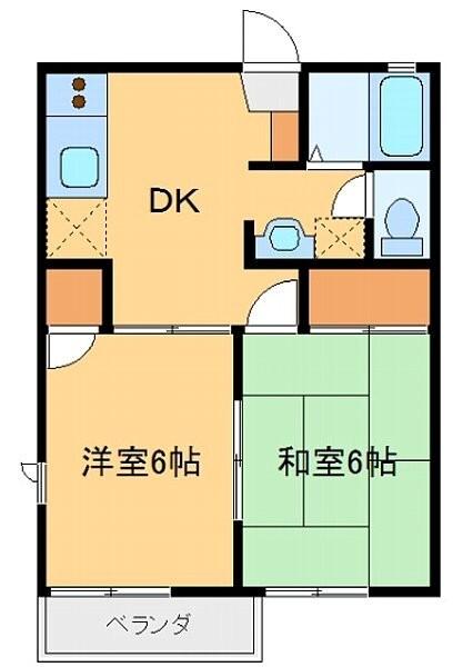 クレベール（202） 間取り図画像