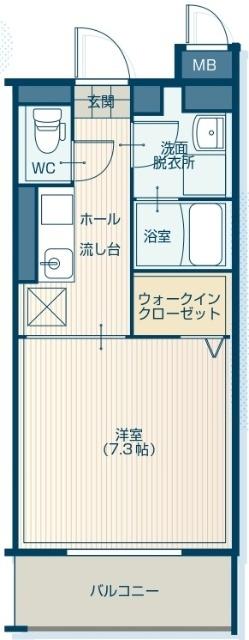 ヴィットーリア（107） 間取り図画像