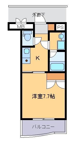 ジュネスマンション（307） 間取り図画像