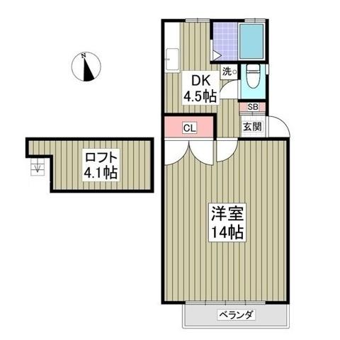 ユニオンⅡ（B202） 間取り図画像