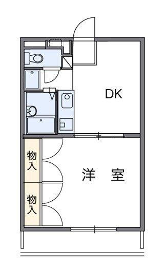 ＦＯＲＥＳＴ２（205） 間取り図画像