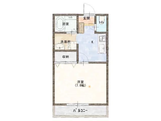 ＳＫハウス（1-3） 間取り図画像