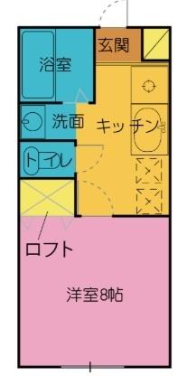 サカイノマンション（3D） 間取り図画像