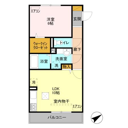 ハイグレードみずほ野（107） 間取り図画像