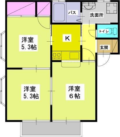 すみれヒルズ（C102） 間取り図画像