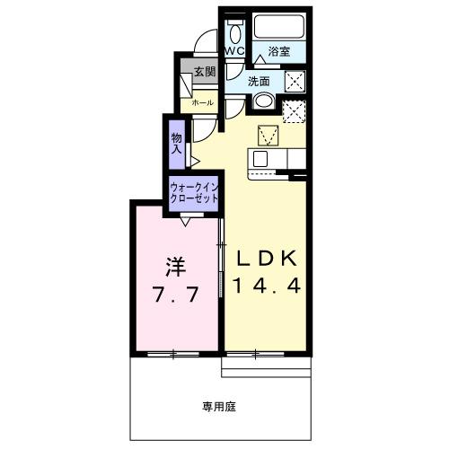 フローレス　コート　Ⅰ（103） 間取り図画像