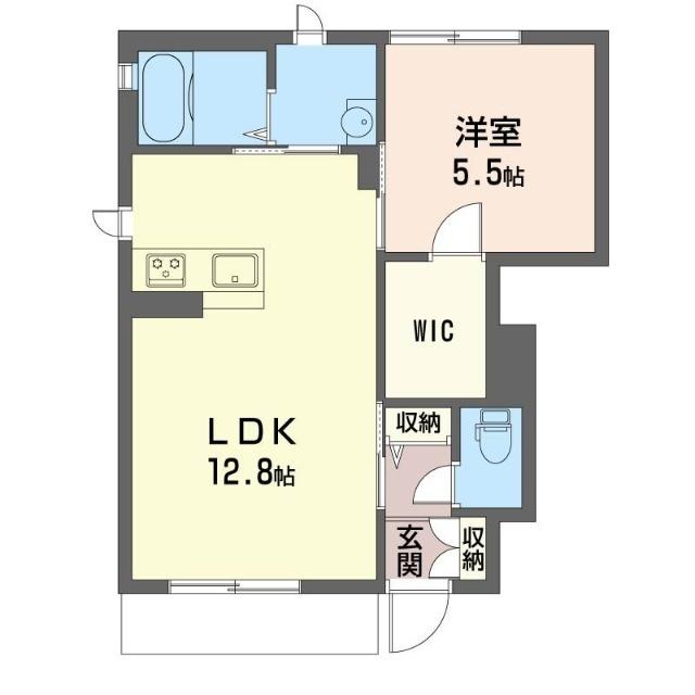 リーベクラール（102） 間取り図画像