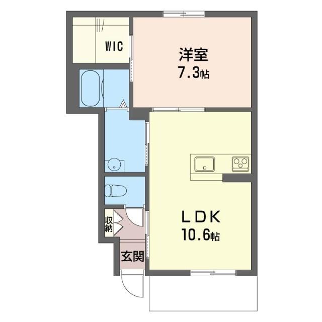 コート･ハピネス（102） 間取り図画像