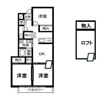 協和第2ビル（302） 間取り図画像