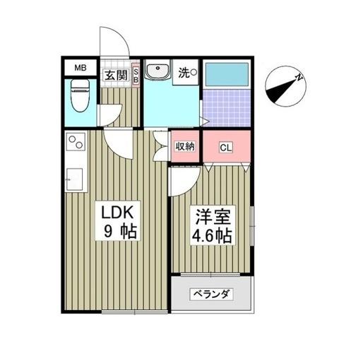 GARDEN MIYAKOⅡ（102） 間取り図画像