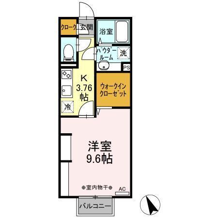 チェントロクオーレⅠ（205） 間取り図画像