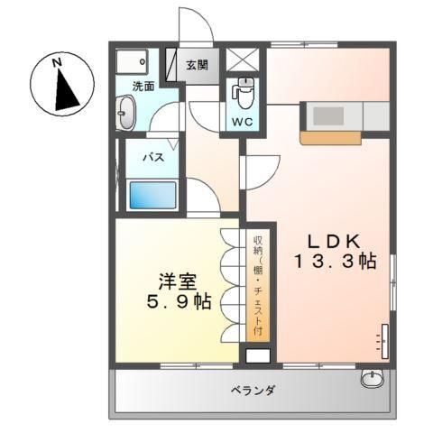 エレガンスⅡ 間取り図画像
