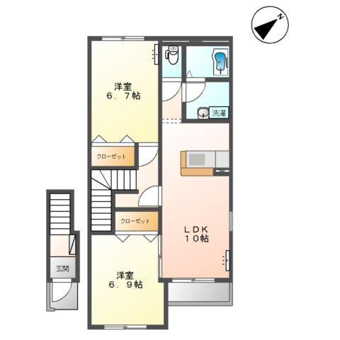 ラムール 間取り図画像