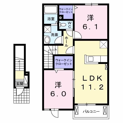 グレイス　Ⅱ（202） 間取り図画像
