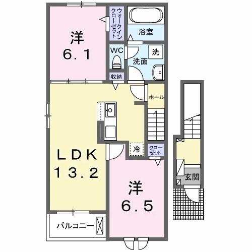 フェリス（201） 間取り図画像